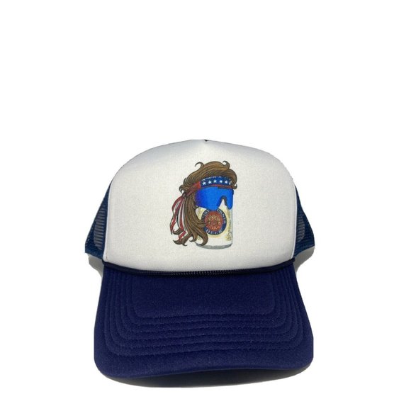 Miller Beer Trucker Hat Mesh Hat snapback hat adjustable - Picture 1 of 5